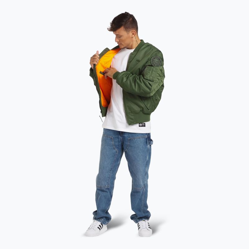 Pánská bunda  Pitbull West Coast Ma 1 Verano Bomber olive 3