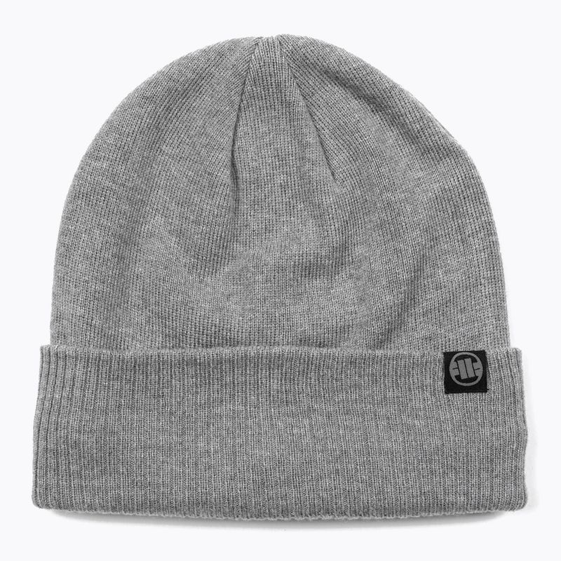 Zimní čepice Pitbull Beanie Small Logo 2 graphite melange