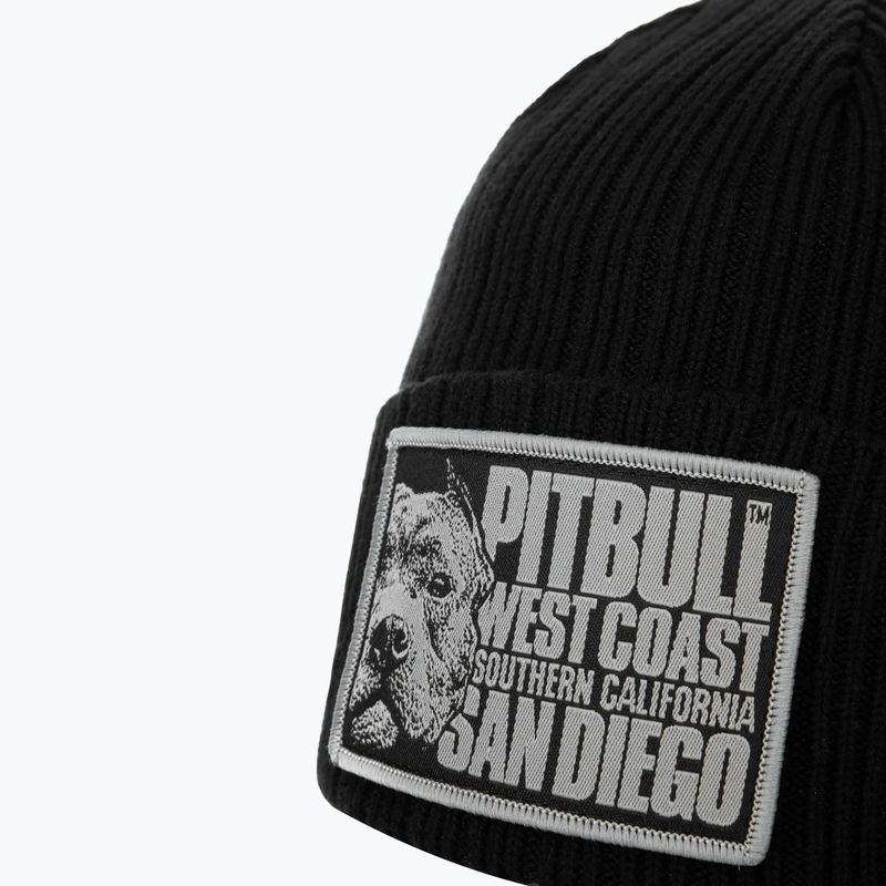 Pánská zimní čepice Pitbull Beanie Silvas Blood Dog black 3