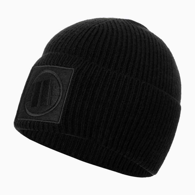 Pitbull West Coast Beanie Logo Single Layer Cuff zimní čepice černá