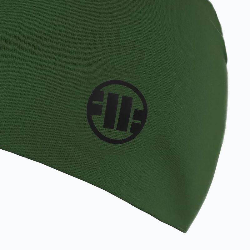 Pánská zimní čepice Pitbull Beanie Small Logo II olive/black 4