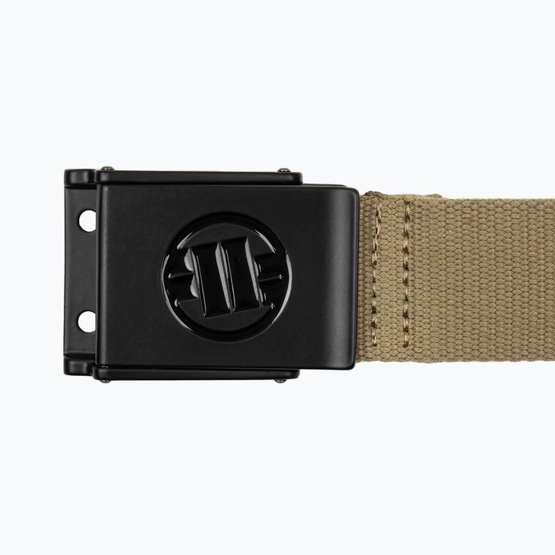 Pásek do kalhot Pitbull Hilltop Embossed Webbing sand 2