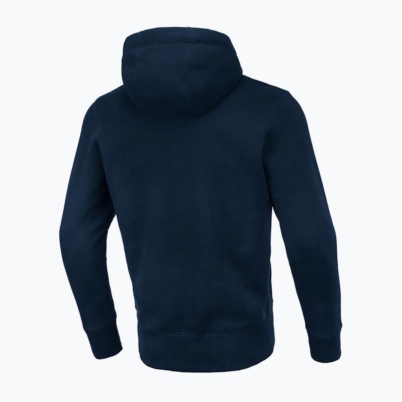 Pánská mikina s kapucí Pitbull West Coast Small Logo dark navy 2