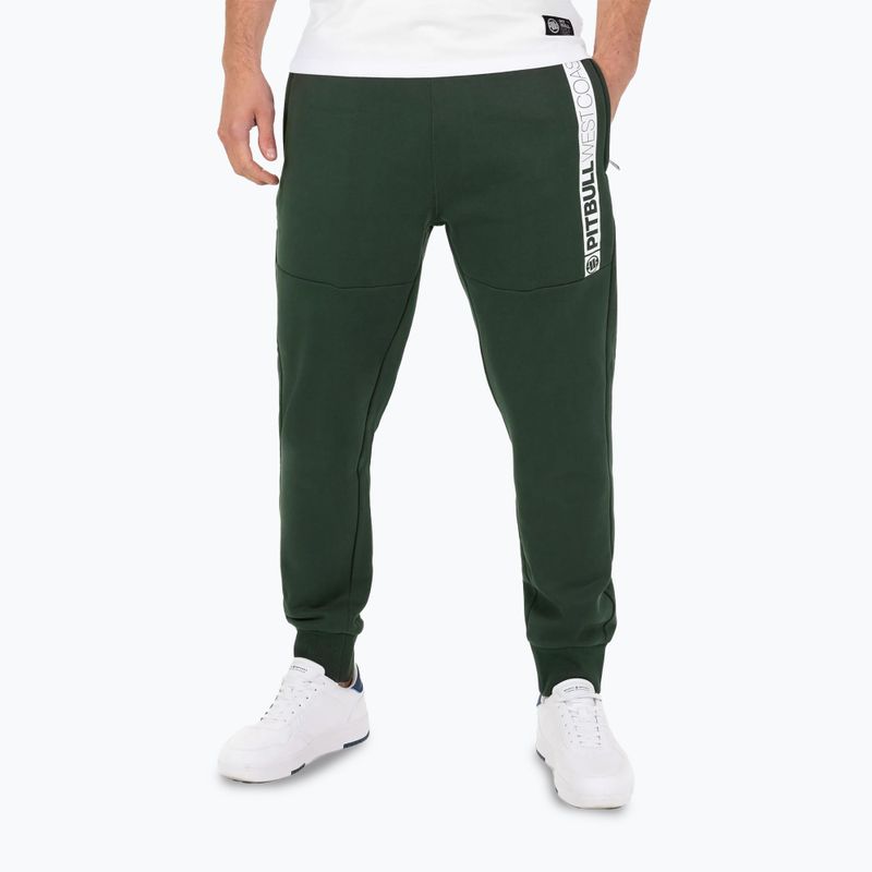 Pánské kalhoty  Pitbull New Hilltop Jogging dark green