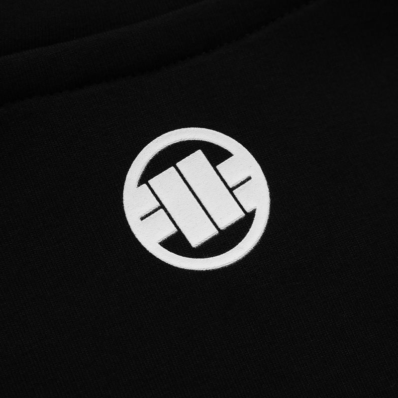 Pánská mikina Pitbull West Coast Steel Logo s kapucí černá 5