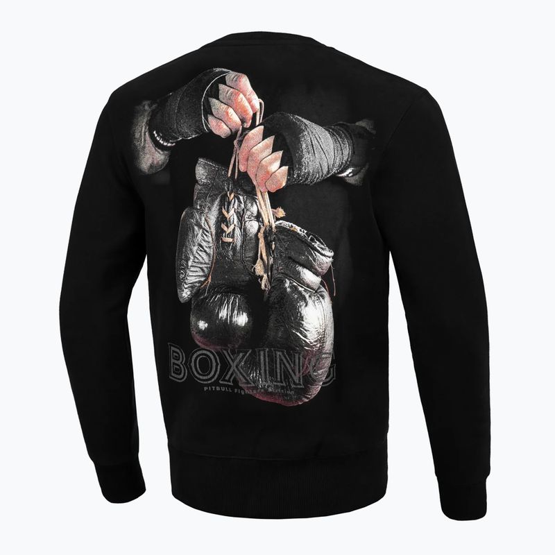 Pánská mikina Pitbull West Coast Boxing FD Crewneck černá 4