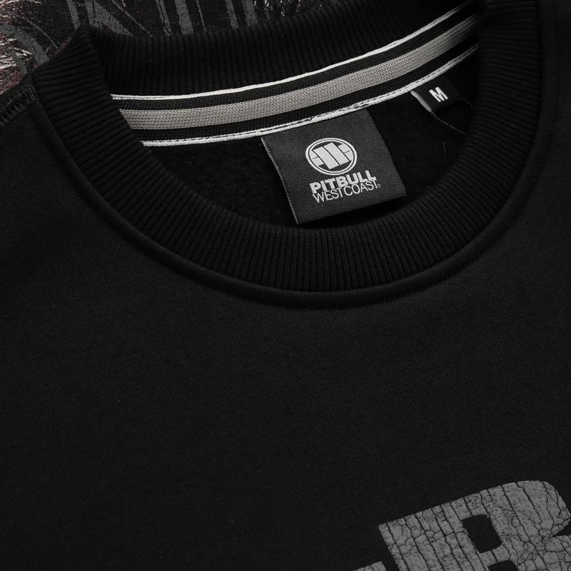 Pánská mikina Pitbull West Coast Boxing FD Crewneck černá 6