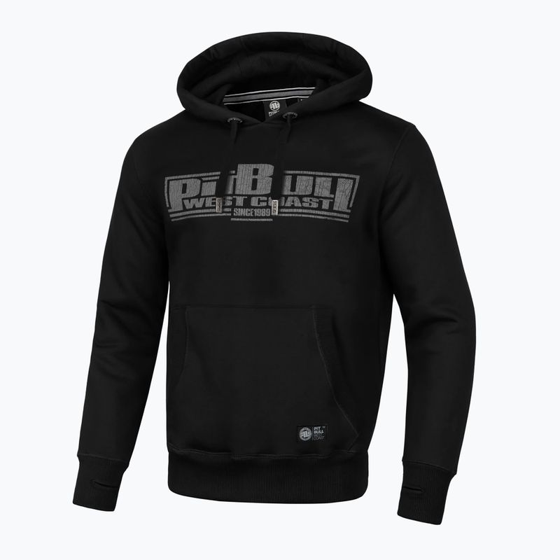 Pánská mikina Pitbull West Coast Boxing FD s kapucí černá 4