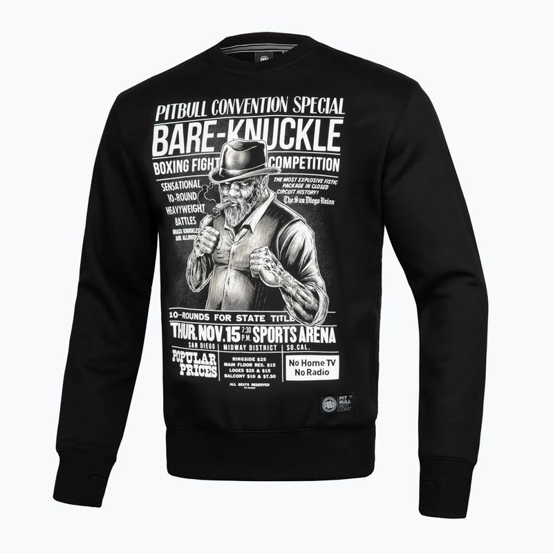 Pitbull West Coast pánská mikina Bare Knuckle Crewneck černá 2