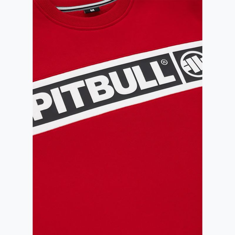 Pánská mikina Pitbull Sherwood Crewneck red 6