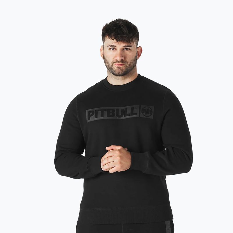 Pánská mikina Pitbull Hilltop Crewneck black