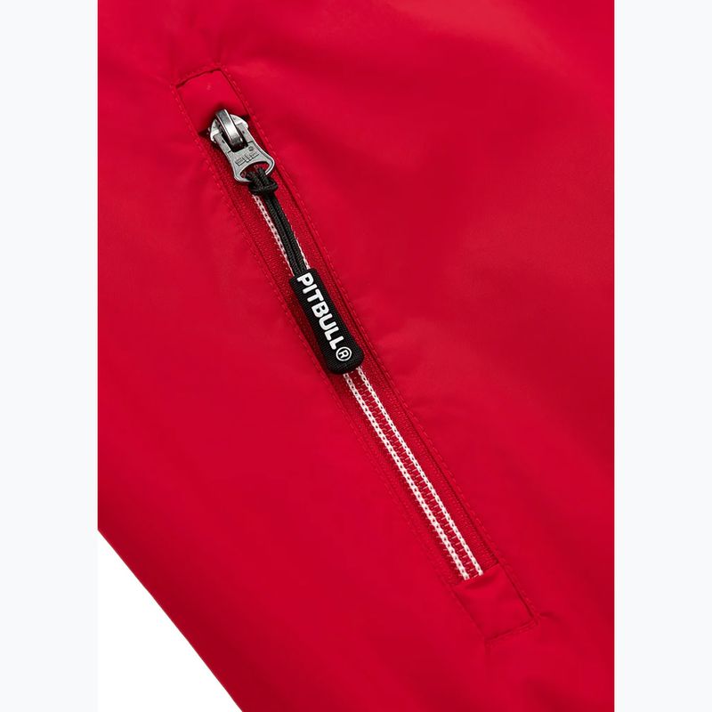 Pánská bunda Pitbull West Coast Athletic Hilltop Hooded Nylon red 6