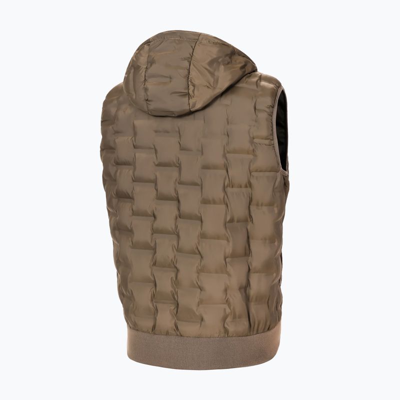 Pánská vesta Pitbull West Coast Eclipse Hooded Padded coyote brown 5