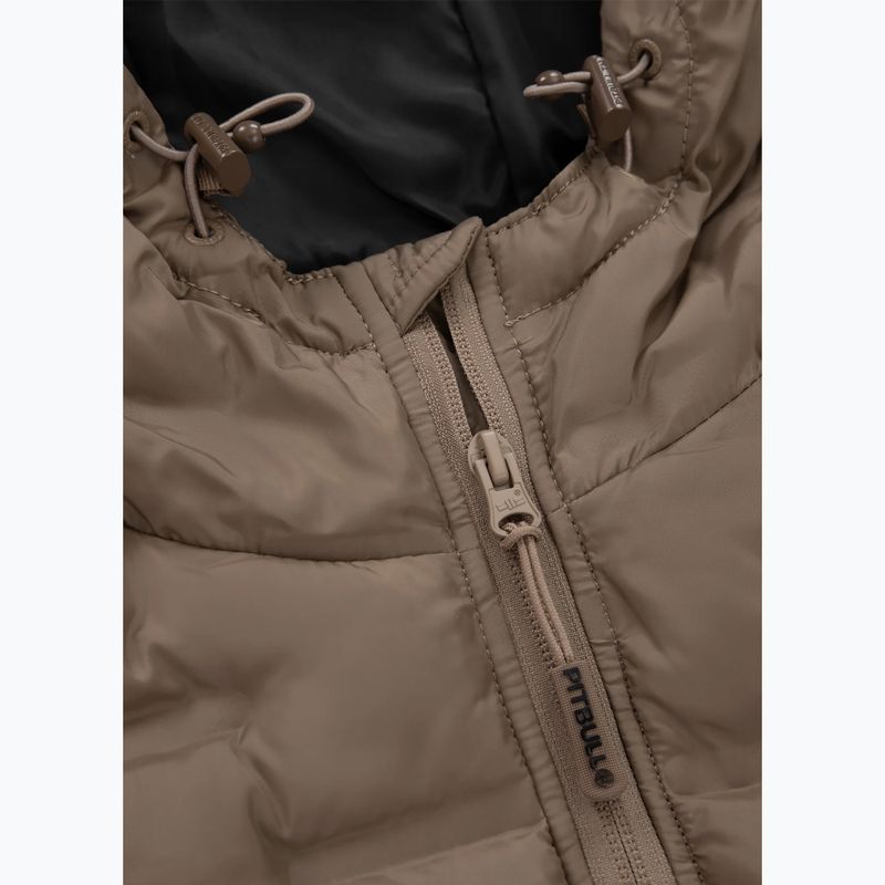 Pánská vesta Pitbull West Coast Eclipse Hooded Padded coyote brown 6