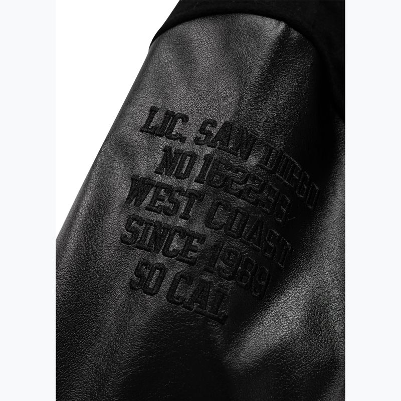 Pánská bunda Pitbull West Coast  Fisher Pu Bomber black 7