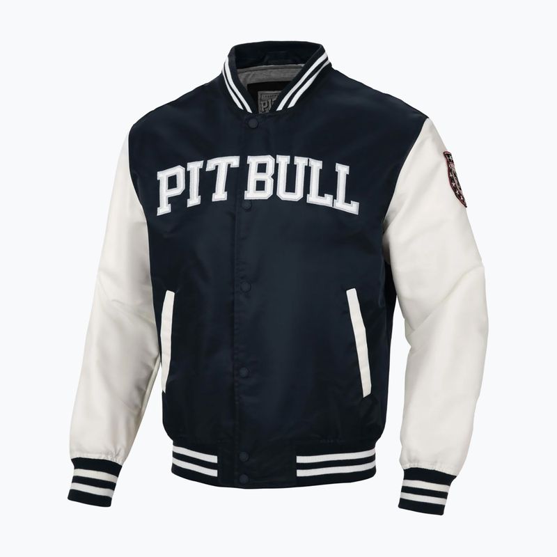 Pánská bunda Pitbull Falcon Ridge Bomber Hooded navy/ecru 6