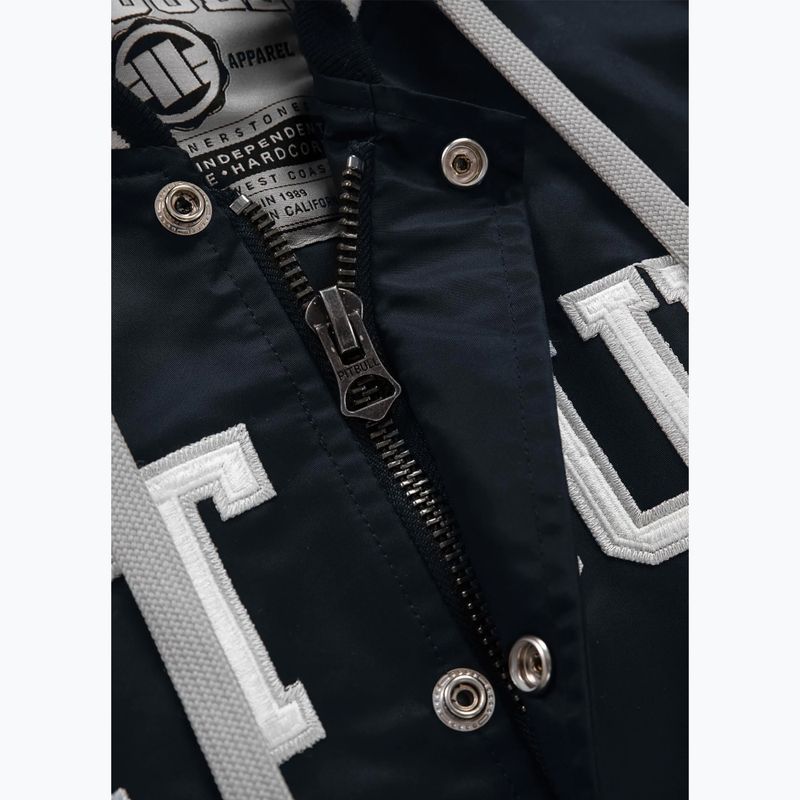 Pánská bunda Pitbull Falcon Ridge Bomber Hooded navy/ecru 8