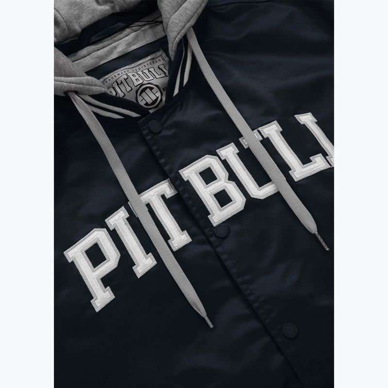 Pánská bunda Pitbull Falcon Ridge Bomber Hooded navy/ecru 9