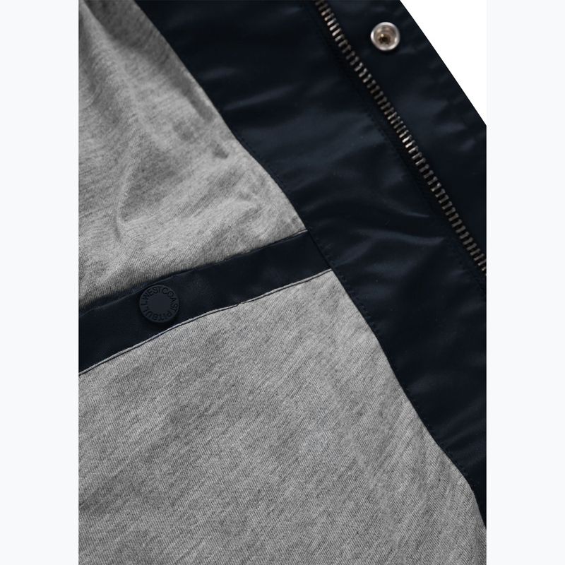 Pánská bunda Pitbull Falcon Ridge Bomber Hooded navy/ecru 14