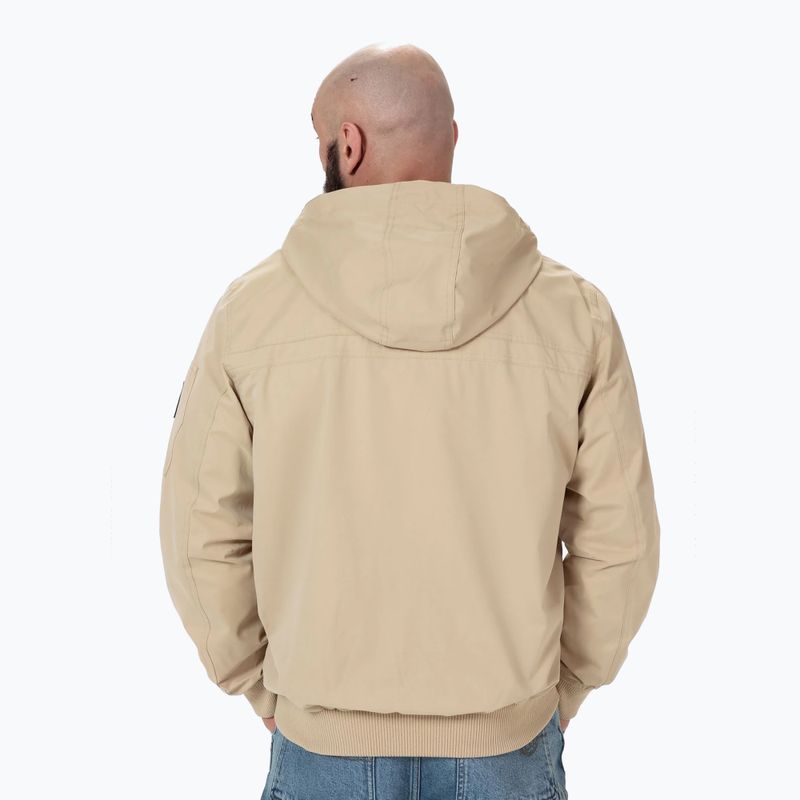 Pánská bunda Pitbull Longwood Hooded sand 3