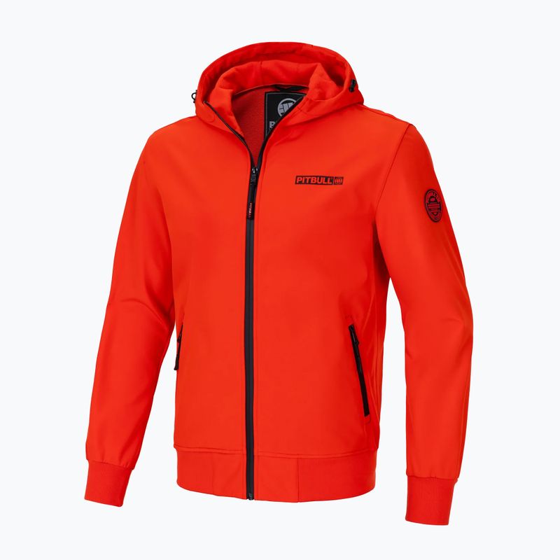 Pánská bunda Pitbull West Coast Midway 2 Softshell flame red