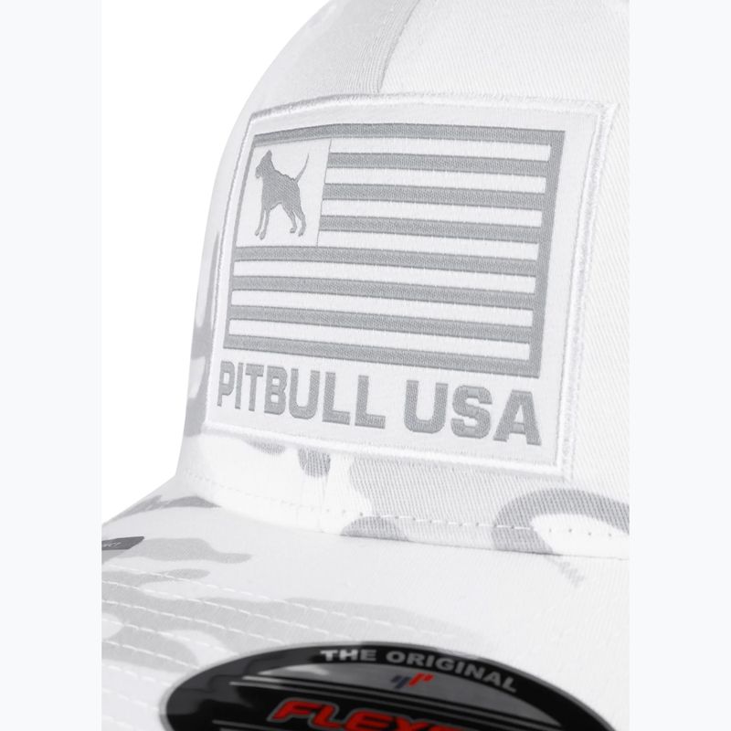 Pánská kšiltovka Pitbull Mesh Full Cap Pitbull Usa Multicam white/camouflage 3