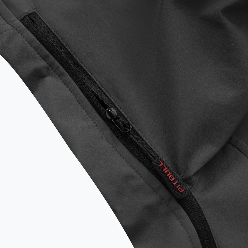 Pánská bunda Pitbull West Coast Airfield Softshell graphite 10