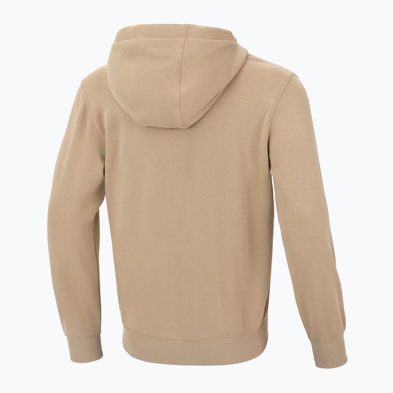 Pánská mikina   Pitbull West Coast Terry Group Hooded Zip sand 2