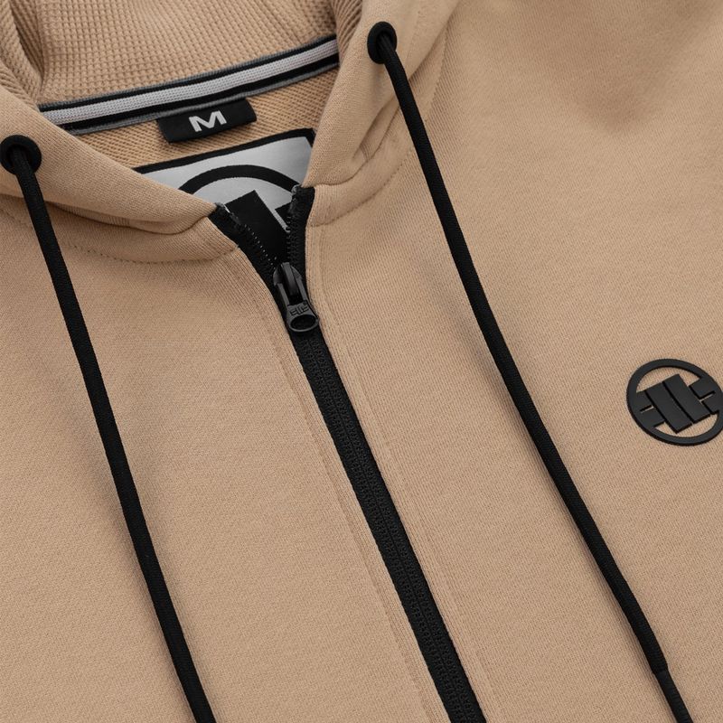 Pánská mikina   Pitbull West Coast Terry Group Hooded Zip sand 3