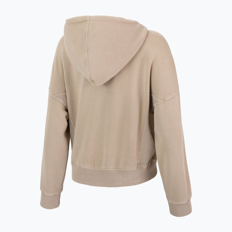 Dámská mikina  Pitbull West Coast Manzanita Washed Hooded Zip sand 4