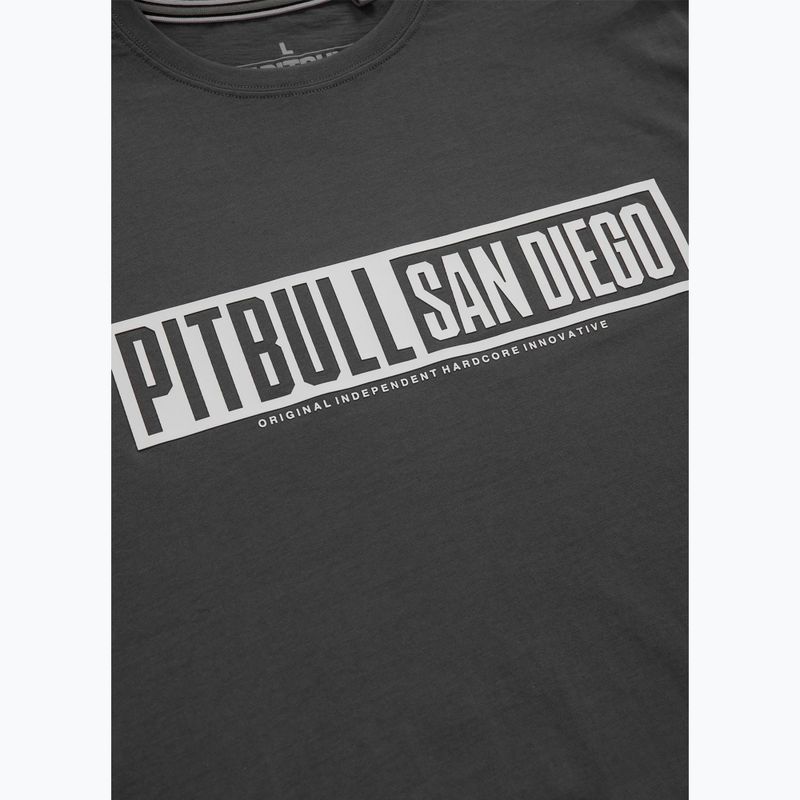 Pánské tričko Pitbull Eighty Nine Dog graphite 9