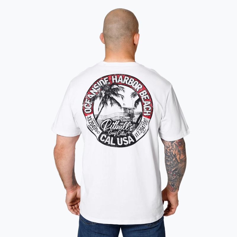 Pánské tričko Pitbull West Coast Oceanside white 3