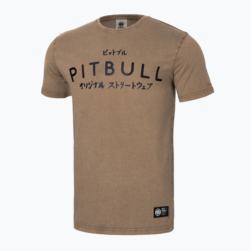 Pánské tričko Pitbull West Coast Bravery coyote brown 4