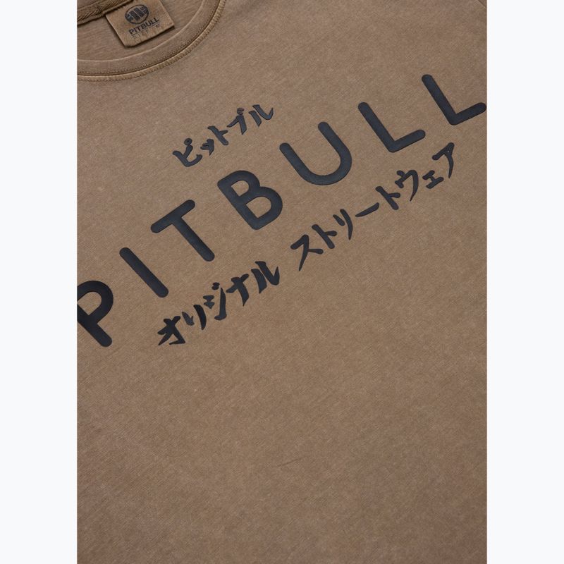 Pánské tričko Pitbull West Coast Bravery coyote brown 7