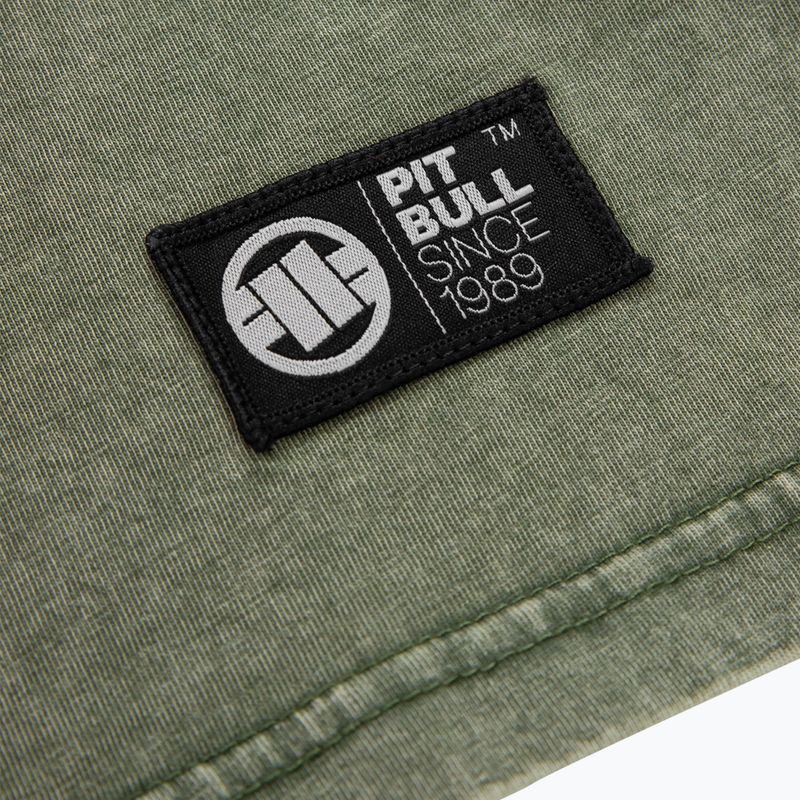 Pánské tričko Pitbull West Coast Bravery olive 11