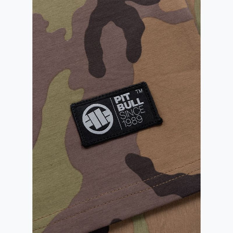 Pánské tričko na lezení Pitbull Small Hilltop Tank Top woodland camo 8