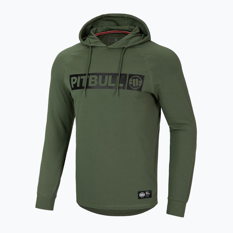 Pánská mikina Pitbull Mercado Hilltop Hooded olive