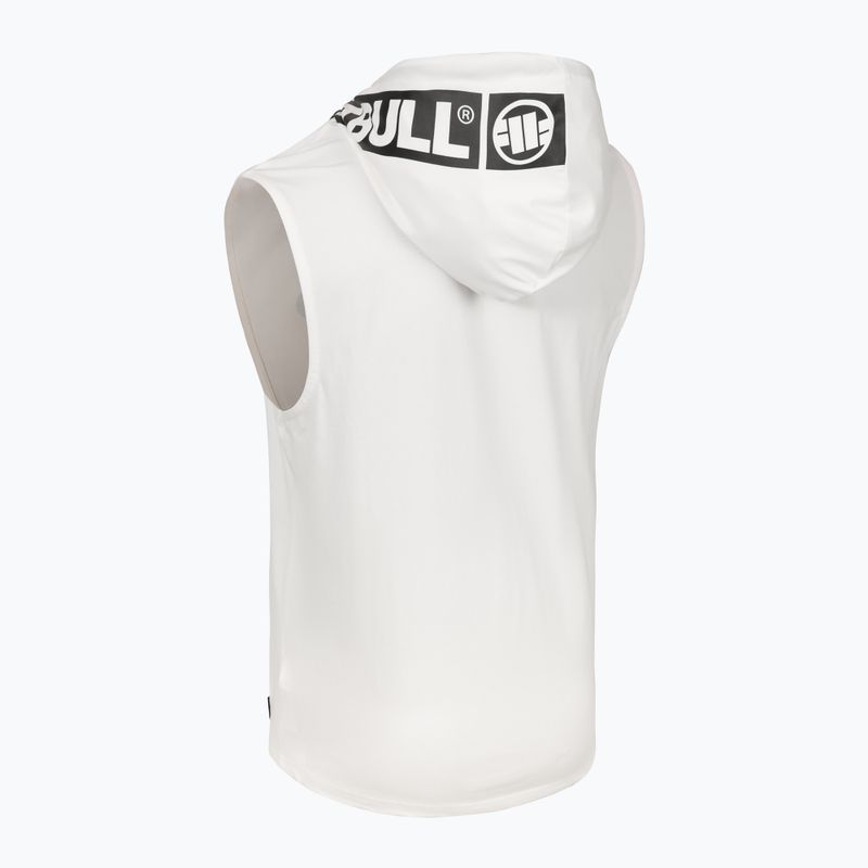 Pánské tílko tank top  Pitbull Mercado Hilltop Hooded Sleeveless white 8