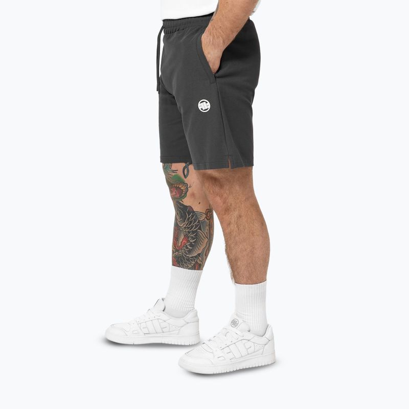 Pánské šortky Pitbull West Coast Pique Rockey graphite 5