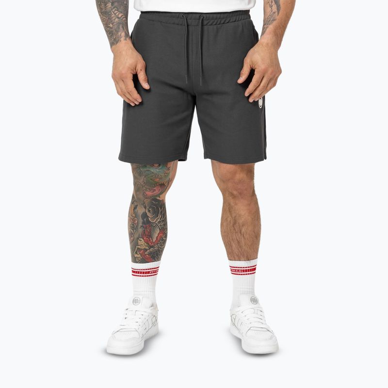 Pánské šortky Pitbull West Coast Pique Rockey graphite 6