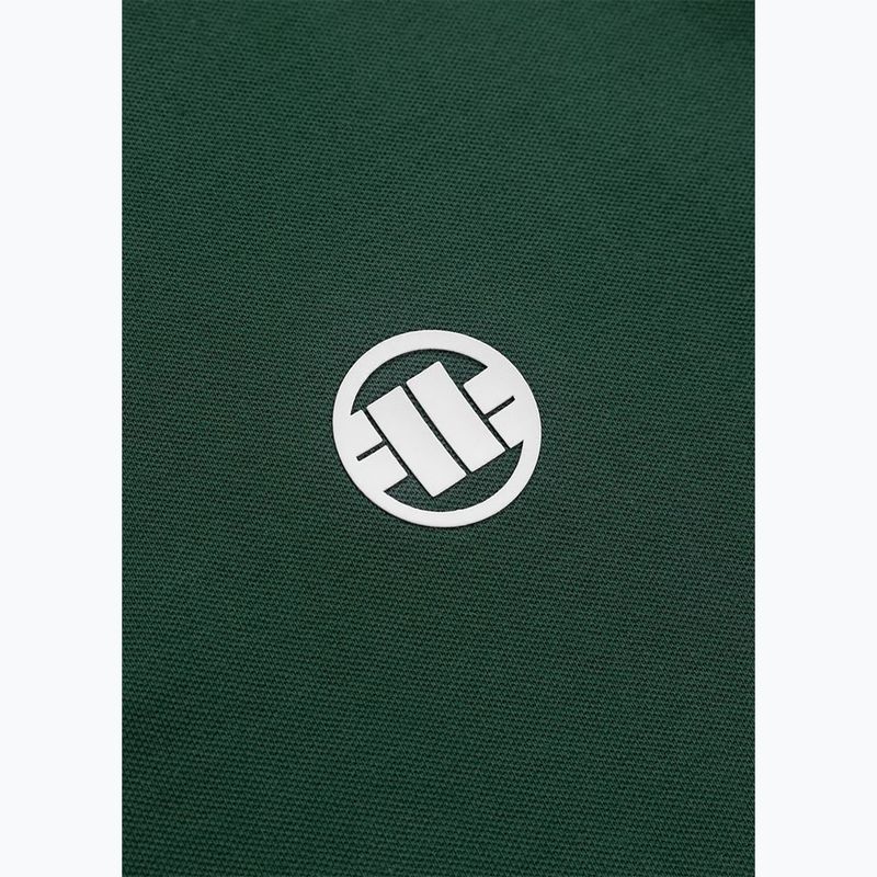 Pánské polo tričko  Pitbull Polo Pique Stripes Regular jade green 6