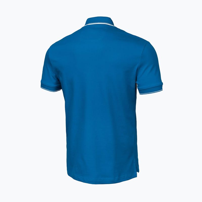 Pánské polo tričko Pitbull Polo Pique Stripes Regular royal blue 5