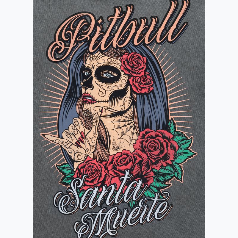 Pánské tričko  Pitbull West Coast Santa Muerte graphite 5