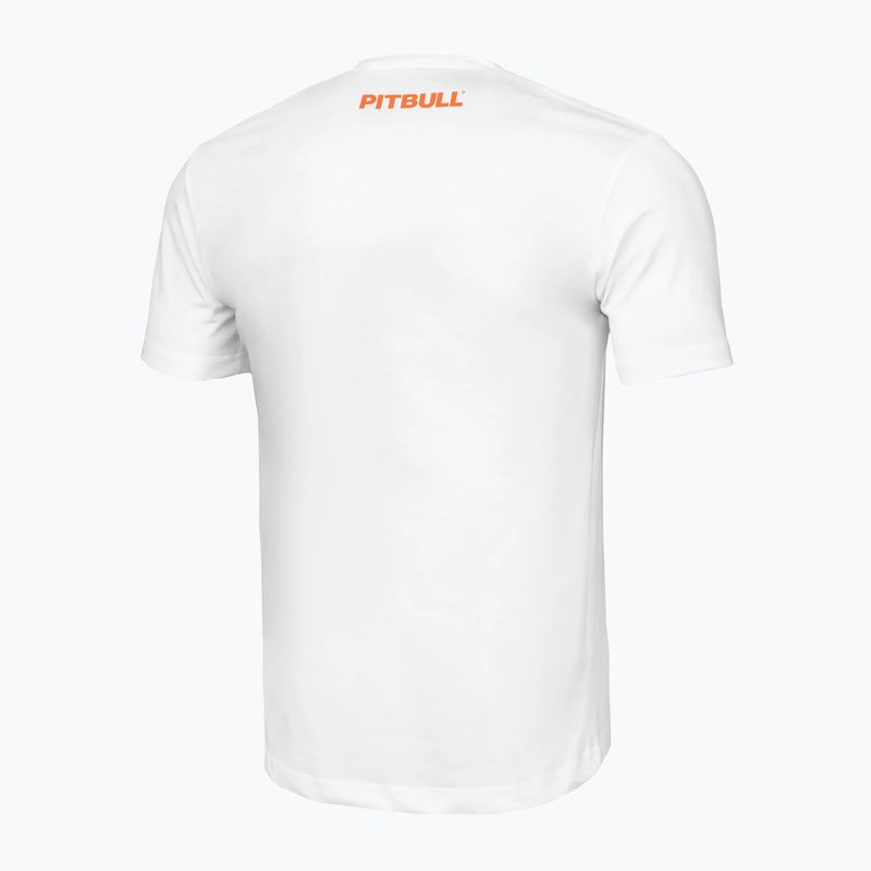 Pánské tričko Pitbull West Coast Orange Dog 24 white 5