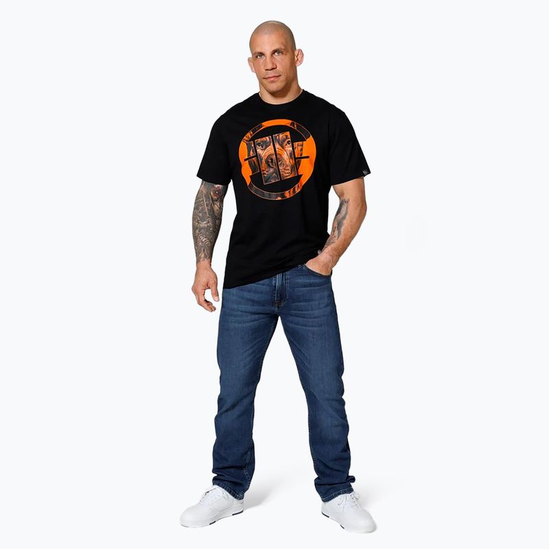 Pánské tričko Pitbull West Coast Orange Dog 24 black 2