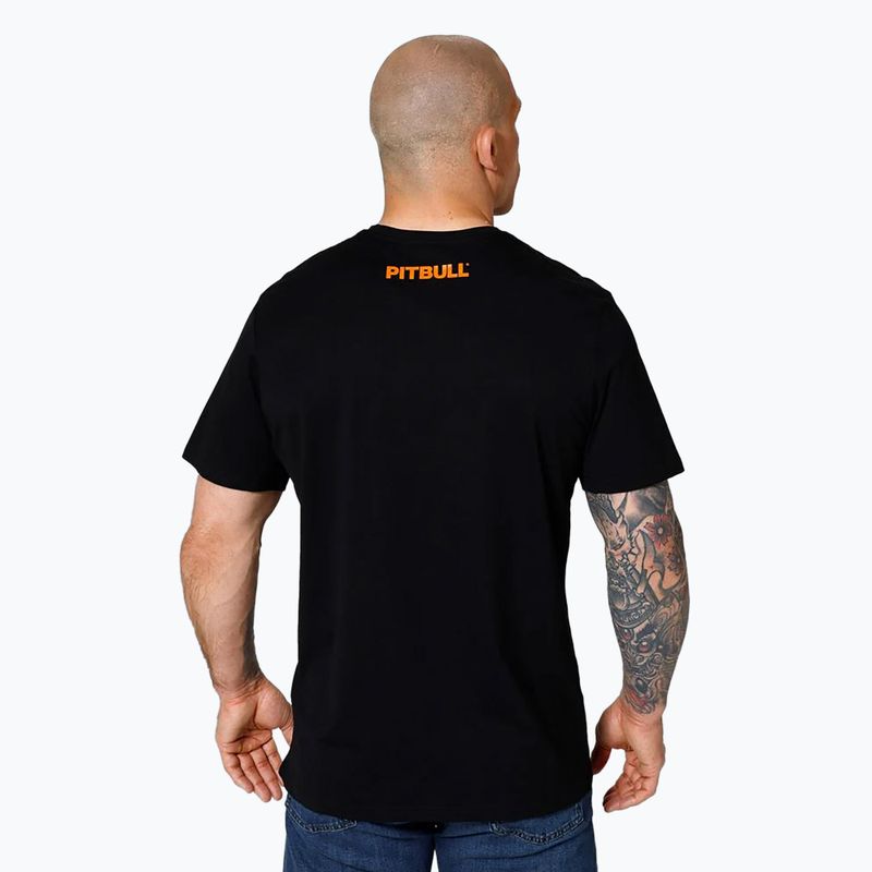 Pánské tričko Pitbull West Coast Orange Dog 24 black 3