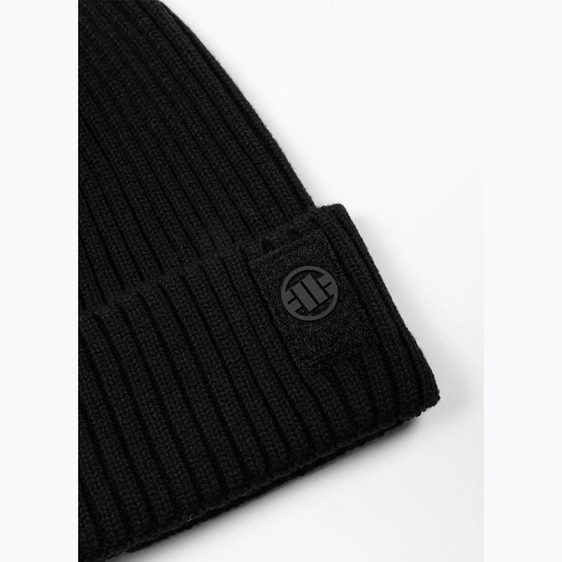Zomní čepice Pitbull Beanie Velcro Logo black 2