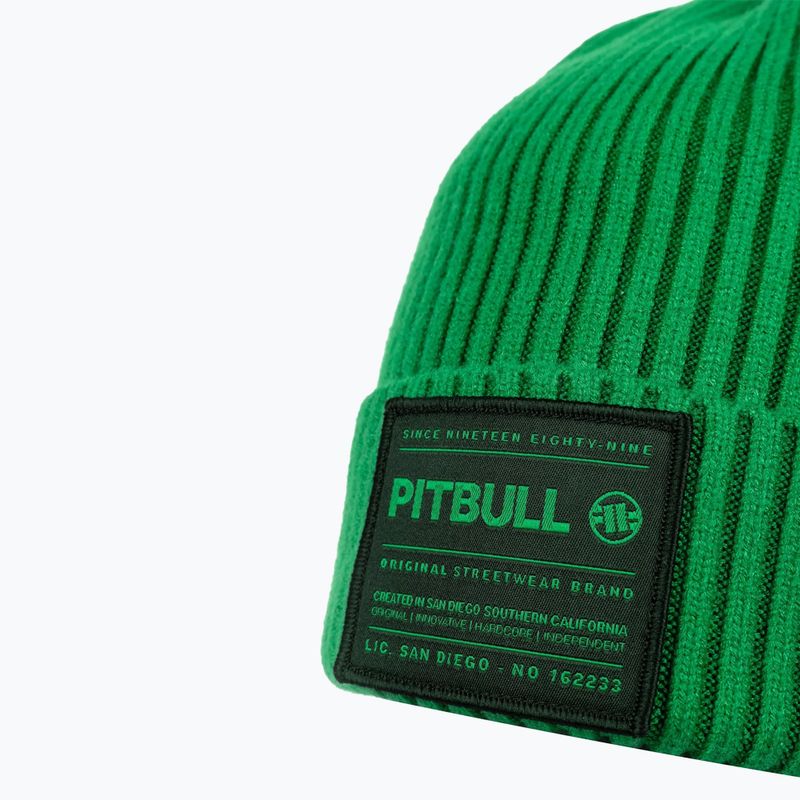 Pánská zimní čepice Pitbull Beanie Dock green 3