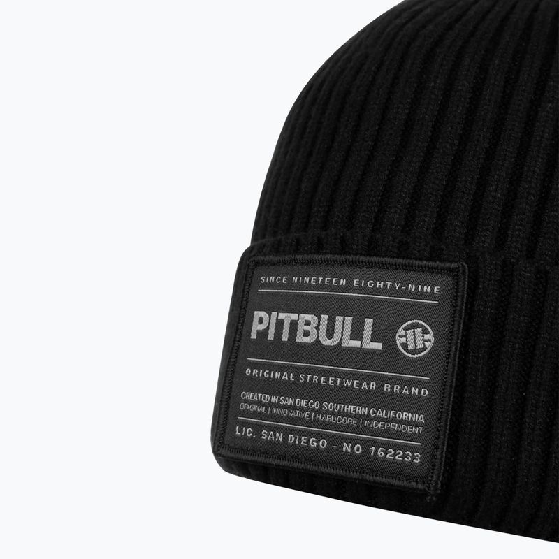 Pánská zimní čepice Pitbull Beanie Dock black 3