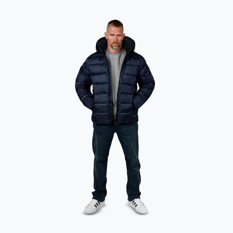 Pánská zimní bunda Pitbull Barles Ribstop Padded Hooded dark navy 2
